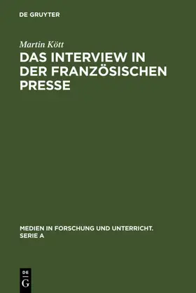 Kött | Das Interview in der französischen Presse | E-Book | sack.de