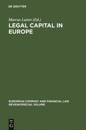 Lutter | Legal Capital in Europe | E-Book | sack.de