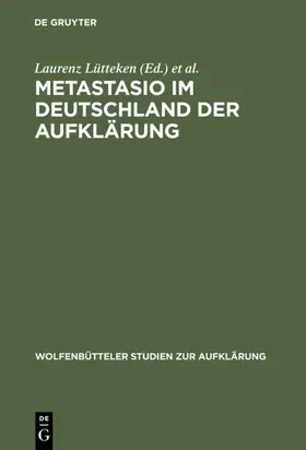Lütteken / Splitt | Metastasio im Deutschland der Aufklärung | E-Book | www.sack.de