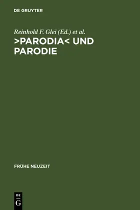 Glei / Seidel | &gt;Parodia&lt; und Parodie | E-Book | www.sack.de