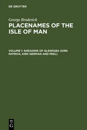 Broderick |  Sheading of Glenfaba (Kirk Patrick, Kirk German and Peel) | eBook | Sack Fachmedien