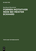 Hasebrink |  Formen inzitativer Rede bei Meister Eckhard | eBook | Sack Fachmedien