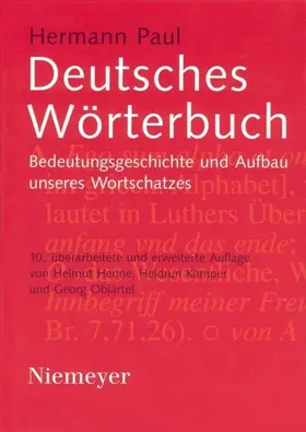 Paul / Henne / Kämper-Jensen |  Deutsches Wörterbuch | eBook | Sack Fachmedien