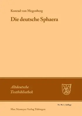 Konrad von Megenberg / Brevart |  Die Deutsche Sphaera | eBook | Sack Fachmedien