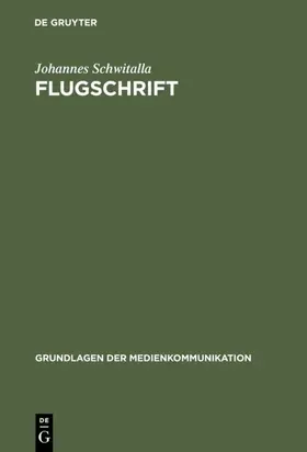Schwitalla |  Flugschrift | eBook | Sack Fachmedien