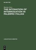 Grice |  The Intonation of Interrogation in Palermo Italian | eBook | Sack Fachmedien