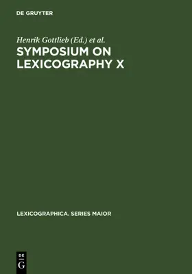 Gottlieb / Mogensen / Zettersten | Symposium on Lexicography X | E-Book | sack.de