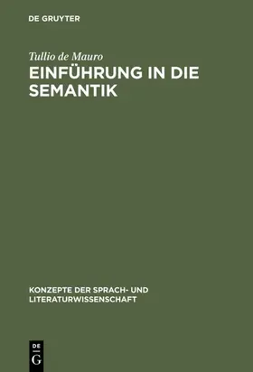 Mauro |  Einführung in die Semantik | eBook | Sack Fachmedien