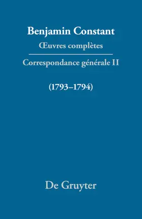  Correspondance 1793–1794 | eBook | Sack Fachmedien