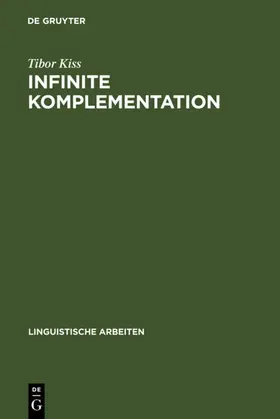 Kiss | Infinite Komplementation | E-Book | www.sack.de