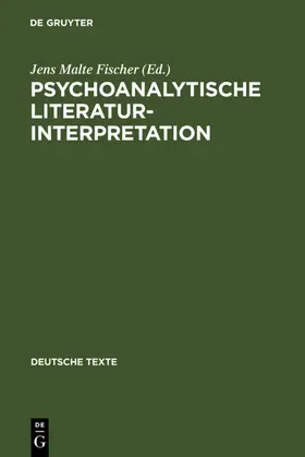 Fischer | Psychoanalytische Literaturinterpretation | E-Book | www.sack.de