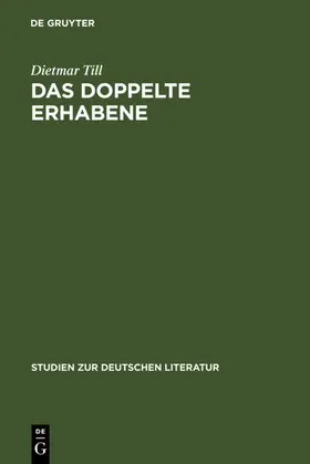 Till | Das doppelte Erhabene | E-Book | www.sack.de