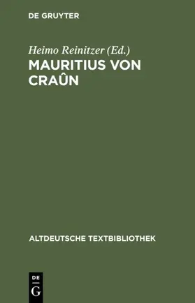Reinitzer |  Mauritius von Craûn | eBook | Sack Fachmedien