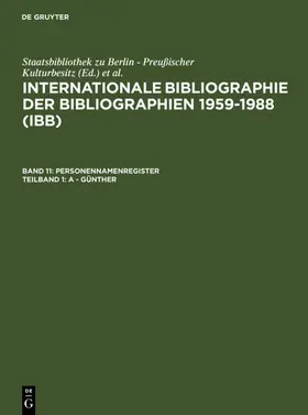 Olejniczak / Schmiedecke / Walravens |  A - Günther | eBook | Sack Fachmedien