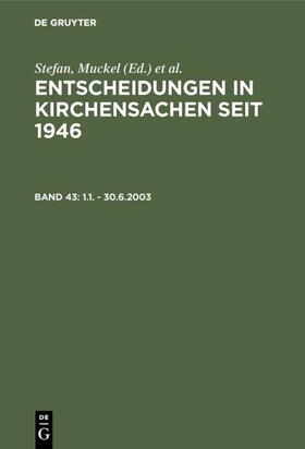 Baldus / Muckel | 1.1. - 30.6.2003 | E-Book | sack.de