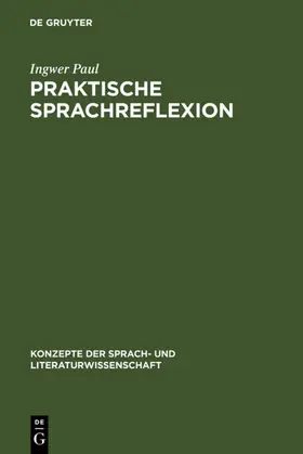 Paul |  Praktische Sprachreflexion | eBook | Sack Fachmedien
