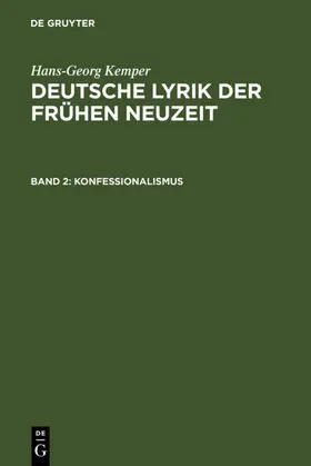 Kemper |  Konfessionalismus | eBook | Sack Fachmedien