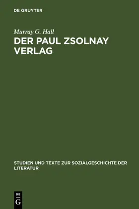 Hall |  Der Paul Zsolnay Verlag | eBook | Sack Fachmedien