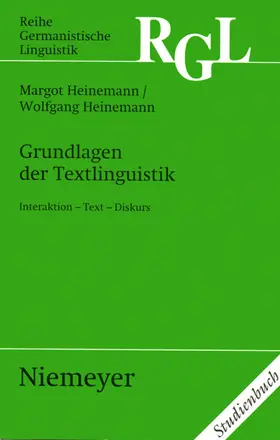 Heinemann |  Grundlagen der Textlinguistik | eBook | Sack Fachmedien