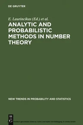 Laurincikas / Manstavicius / Stakenas |  Analytic and Probabilistic Methods in Number Theory | eBook | Sack Fachmedien