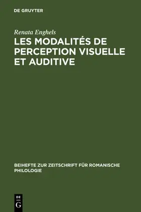 Enghels |  Les modalités de perception visuelle et auditive | eBook | Sack Fachmedien