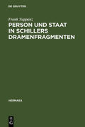 Suppanz |  Person und Staat in Schillers Dramenfragmenten | eBook | Sack Fachmedien