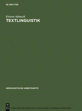 Adamzik | Textlinguistik | E-Book | sack.de