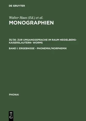 Karch |  Zur Umgangssprache im Raum Heidelberg-Kaiserslautern- Worms | eBook | Sack Fachmedien