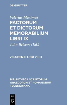 Briscoe / Maximus |  Libri VII-IX | eBook | Sack Fachmedien