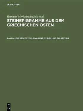 Merkelbach / Stauber |  Die Südküste Kleinasiens, Syrien und Palaestina | eBook | Sack Fachmedien