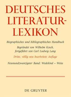 Kosch | Wedekind - Weiss | E-Book | sack.de
