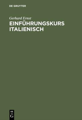 Ernst |  Einführungskurs Italienisch | eBook | Sack Fachmedien
