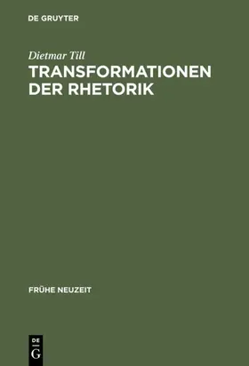 Till | Transformationen der Rhetorik | E-Book | sack.de