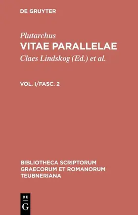 Plutarchus / Lindskog / Ziegler |  Vitae parallelae | eBook | Sack Fachmedien