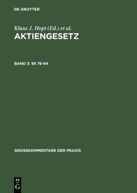 Kort / Habersack / Hopt | §§ 76-94 | E-Book | sack.de