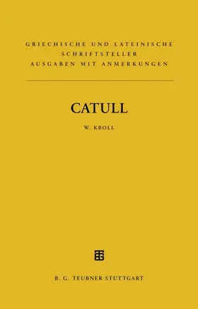 Kroll |  Catull | eBook | Sack Fachmedien