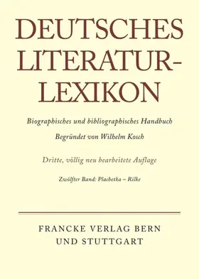 Kosch |  Plachetka - Rilke | eBook | Sack Fachmedien