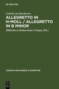Beethoven |  Allegretto in h-Moll / Allegretto in B minor | eBook | Sack Fachmedien