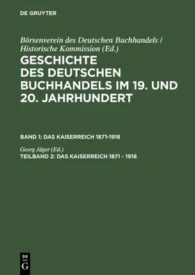 Jäger |  Das Kaiserreich 1871 - 1918 | eBook | Sack Fachmedien