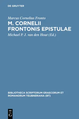 Fronto / Hout | M. Cornelii Frontonis epistulae | E-Book | www.sack.de