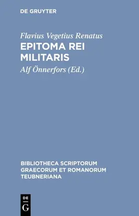 Vegetius Renatus / Önnerfors | Epitoma rei militaris | E-Book | www.sack.de