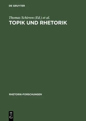 Schirren / Ueding | Topik und Rhetorik | E-Book | www.sack.de
