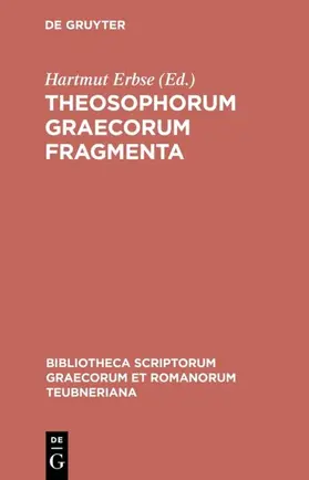 Erbse |  Theosophorum Graecorum fragmenta | eBook | Sack Fachmedien