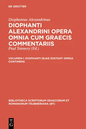 Tannery / Alexandrinus | Diophanti quae exstant omnia continens | E-Book | sack.de