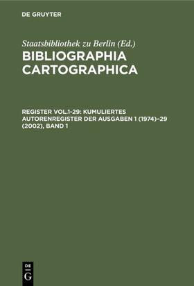 Kumuliertes Autorenregister der Ausgaben 1 (1974)–29 (2002) | E-Book | sack.de