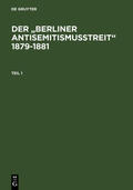 Krieger |  Der „Berliner Antisemitismusstreit“ 1879-1881 | eBook | Sack Fachmedien