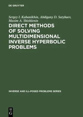 Kabanikhin / Satybaev / Shishlenin |  Direct Methods of Solving Multidimensional Inverse Hyperbolic Problems | eBook | Sack Fachmedien