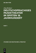 Krämer |  Deutschsprachiges Musiktheater im späten 18. Jahrhundert | eBook | Sack Fachmedien