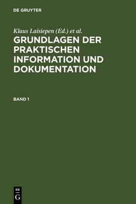Buder / Laisiepen / Rehfeld | Grundlagen der praktischen Information und Dokumentation | E-Book | sack.de