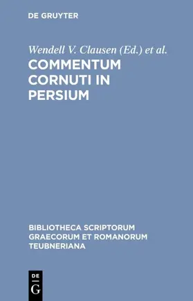 Clausen / Zetzel | Commentum Cornuti in Persium | E-Book | www.sack.de